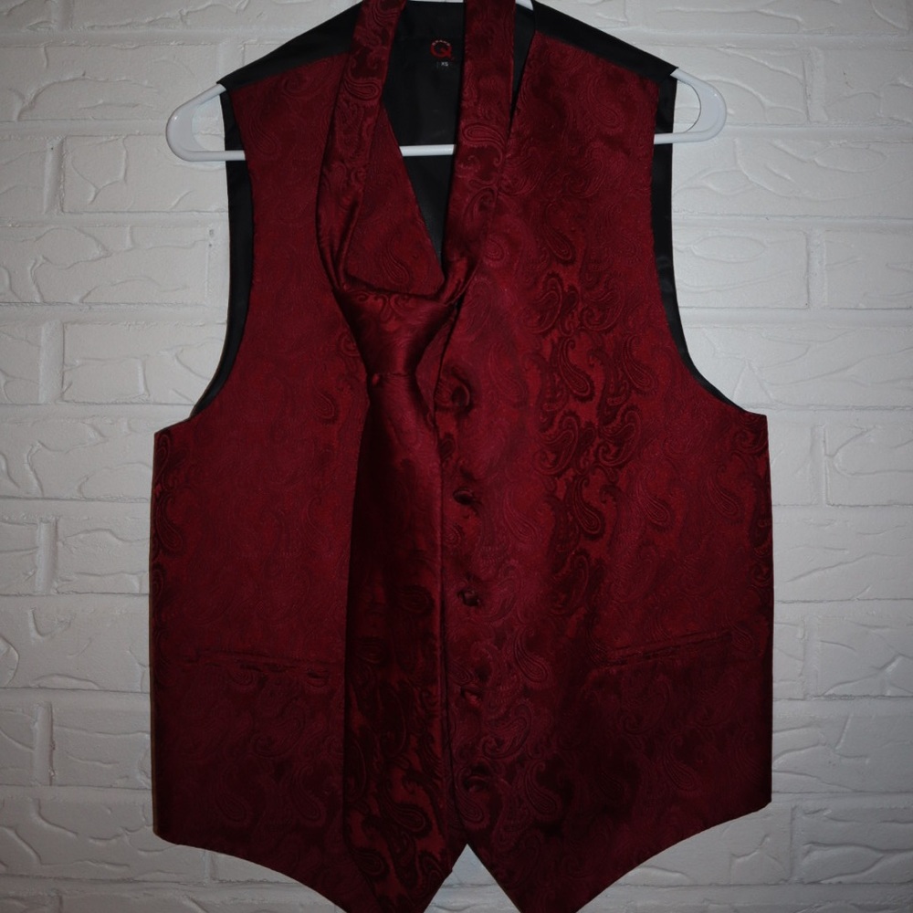 Paisley Vest & Tie